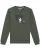 Watapparel Sweatshirt ‘ Painting space ‘  grijs / olijfgroen / wit
