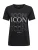 ONLY Shirt  zwart / zilver / wit