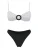 C&City Bikini  zwart / wit