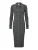 YAS Gebreide jurk ‘YASMiqlo’  donkergrijs