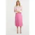Rich & Royal Midi Plissee Skirt Recycled Pink Power