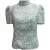 Zimmermann Natura Hoge Hals Kanten Blouse in Mintgroene Polyester