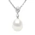 DROP zoetwater parel sieraden 9-10mm White 925