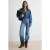 TRENDYOLMİLLA Dames Blauw Effen Wijde pijp Hoge taille Jeans