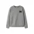 NAME IT KIDS sweater met borduursels – grijs