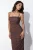 Kant Gedetailleerde Polka Dot Sandy Midi Jurk