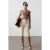 Hoge Taille Rechte Capri Shorts Met Split