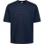 No Excess T-shirt Crewneck Pin Stripe Garment Dyed Night