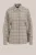 WE Fashion – Dames blouse met ruit en knoopdetail – Regular fit – Lichtgrijs –