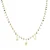 Luxenter Sterling Zilver 925 Ketting met Veelkleurige Hydrothermale Kwarts Afgewerkt in 18K Geel Goud – Beos