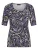 Goldner Shirt  grijs / lila / zwart