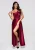Ombre Avondjurk  bordeaux