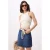 TRENDYOLMİLLA Dames Blauw Effen Kort / Mini Kokerrok- rok Rokken