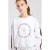America Today sweat sweater met print – grijs
