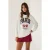 Geprinte Relaxed Fit Crew Neck Sweatshirt