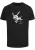 Mister Tee Shirt ‘Walk In The Dark’  rood / zwart / wit