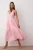 TRENDYOLMİLLA Dames Roze Effen Maxi Mouwloos Casual Skater Jurken