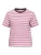 OBJECT Shirt ‘OBJLili’  donkerbruin / rosa / wit