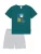 SCHIESSER Nachtkledij ‘ Kids Nightwear ‘  grijs gemêleerd / groen