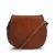 Manfield leren crossbody tas cognac