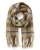 SOAKED IN LUXURY Sjaal ‘SLHinya’  lichtbeige / donkerblauw / bruin