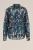 WE Fashion – Dames blouse met fijne structuur – Regular fit – Turkoois –
