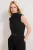 TRENDYOLMİLLA Dames Zwart Effen Mouwloos Regular fit Blouses