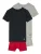 Jordan Ondergoedset  grijs / rood / zwart / wit