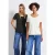 Street One Dames 2-pack V-hals Shirt in Wit|Zwart