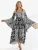MSN Collection Zomerjurk  zwart / wit