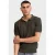 Redefined Rebel regular polo met ingebreid patroon donkergroen
