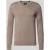Christian Berg Men Gebreide pullover van wolmix met v-hals