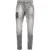Dsquared2 Sexy Twist Jeans, Gedragen En Vervaagde Stijl, Grijze Jeans
