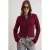 Geribbelde Brei Knopen Cardigan