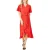 Mela London Flutter-wikkeljurk voor dames (Rood)