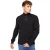 Crosshatch Heren Wellburys grof gebreide trui (Zwart)