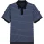 Ted Baker Hamishs Jacquard Stripe Geo Navy Polo Shirt