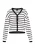 DreiMaster Klassik Gebreid vest ‘Classic Look’  zwart / wit
