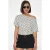 Off-Schouder Polkadot Oversized Blouse