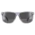 Gucci GG0010S 004 transparant grijs en zwart grijs gepolariseerde zonnebril