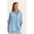 Bugatti Damen Blouse met moderne pasvorm van 100% linnen