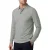 NZA polo grijs 3-knoops effen normale fit