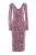 Dolce & Gabbana Roze Zijden Cup Cake Sheath Stretch Jurk voor dames