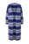 Janet & Joyce Gebreid vest  blauw / grijs