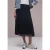 Street One Dames Midi-rok van mesh met een geplooide textuur in Blauw