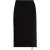 Karl Lagerfeld Branded Cord Skirt Black