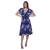 Damesjurk Goddiva Printed Lurex A-Line