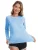 MEETWEE Sporttop ‘UV shirt Breathable UPF50+’  blauw denim