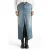 Scotch & Soda Long Vintage Washed Denim Skirt With Front Split Frisco Nigh