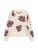 VERO MODA Trui ‘VMPoilu’  donkerbruin / fuchsia / wolwit